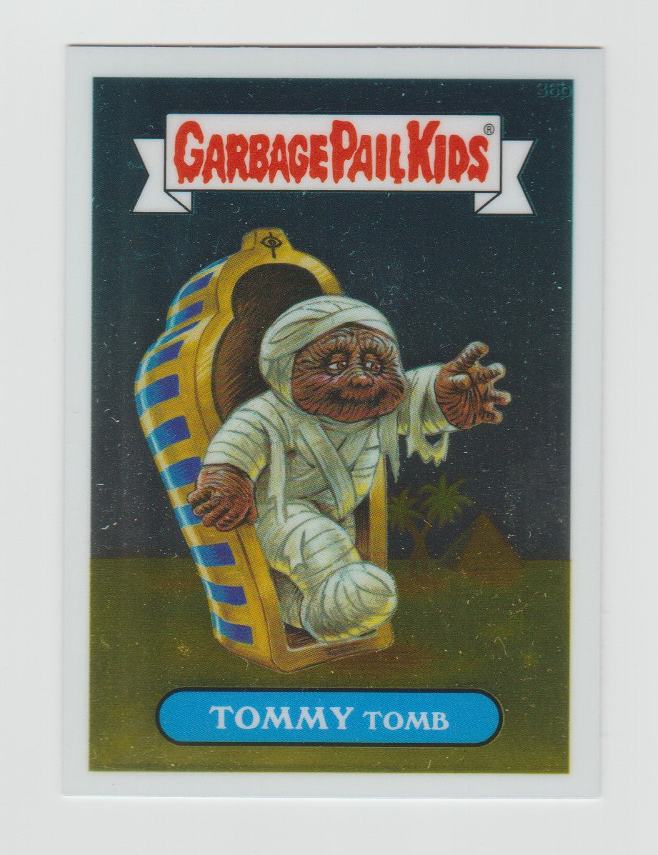 2013 Garbage Pail Kids Chrome Series 1 #36b Tommy Tomb