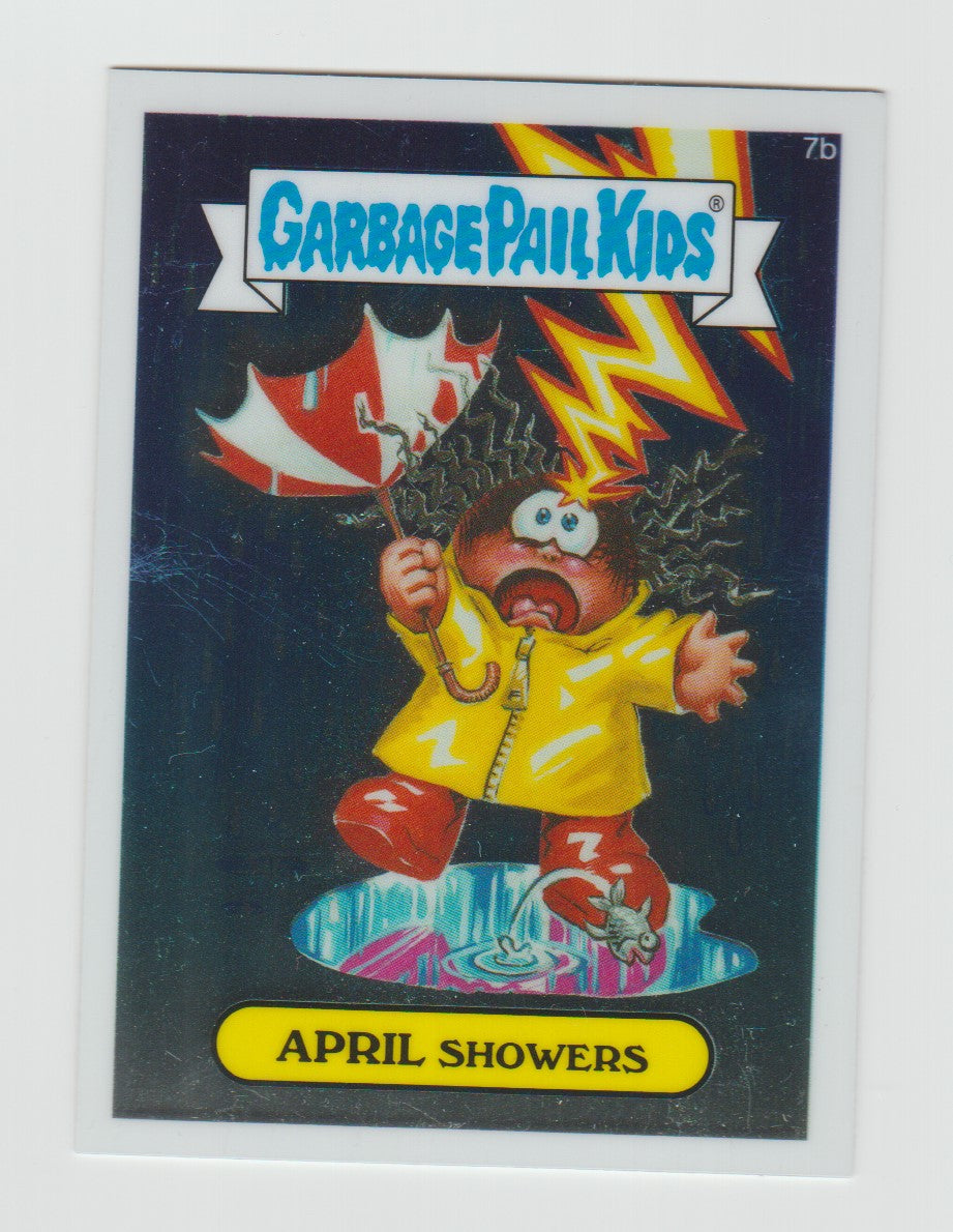 2013 Garbage Pail Kids Chrome Series 1 #7b April Showers