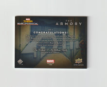 Load image into Gallery viewer, 2013 Thor Ragnarok Armory Triple Memorabilia #AT-5 Thor, Bruce Banner &amp; Grandmaster
