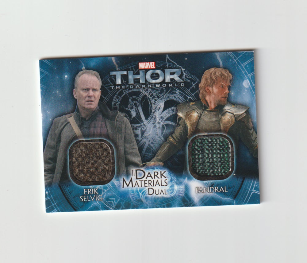 2013 Thor The Dark World Dark Materials Dual #DMD-13 Erik Selvig & Fandral