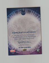 Load image into Gallery viewer, 2013 Thor The Dark World Sketches Destroyer by Artist Marcus Huey
