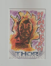 Load image into Gallery viewer, 2013 Thor The Dark World Sketches Human Torch Artist Unknown
