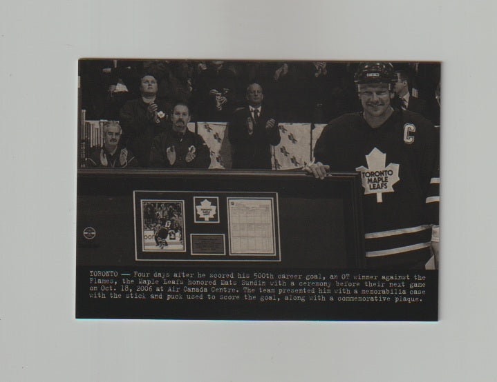 2014-15 UD Masterpieces #211 Mats Sundin