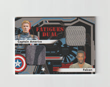 Load image into Gallery viewer, 2014 Captain America The Winter Soldier Fatigues Dual #FD-10 Anthony Mackie as Falcon &amp; Chris Evans as Captain America
