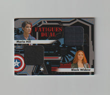 Load image into Gallery viewer, 2014 Captain America The Winter Soldier Fatigues Dual #FD-11 Cobie Smulders as Maria Hill &amp; Scarlett Johansson as Black Widow
