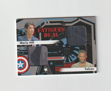 Load image into Gallery viewer, 2014 Captain America The Winter Soldier Fatigues Dual #FD-12 Cobie Smulders as Maria Hill &amp; Anthony Mackie as Falcon
