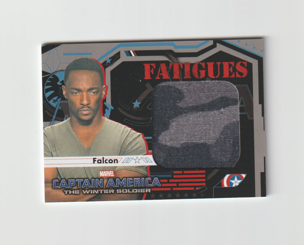 2014 Captain America The Winter Soldier Fatigues #F-9 Anthony Mackie as Falcon