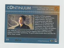 Load image into Gallery viewer, 2014 Continuum Seasons 1 &amp; 2 Gold #11 Matter of Time
