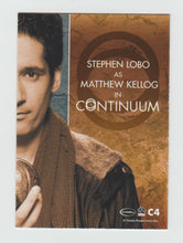 Load image into Gallery viewer, 2014 Continuum Seasons 1 &amp; 2 Stars #C4 Stephen Lobo as Matthew Kellog
