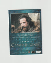 Load image into Gallery viewer, 2014 Game of Thrones Season 3 Blue Autographs Noah Taylor as Locke
