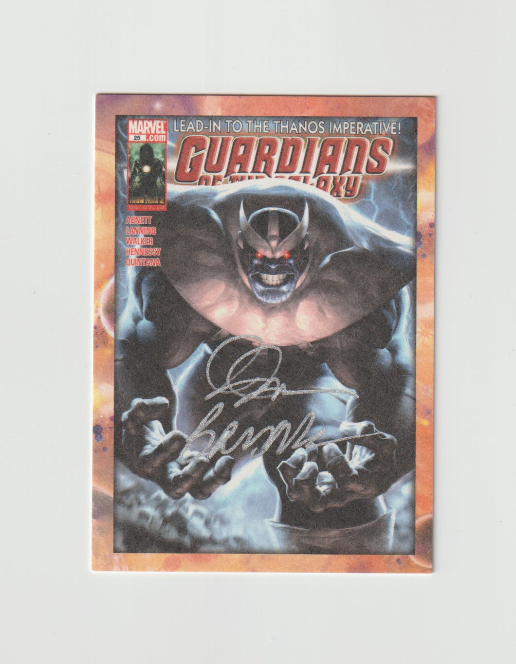 2014 Guardians of the Galaxy Classic Cover Autographs #GG-WG Brad Walker & Alex Garner