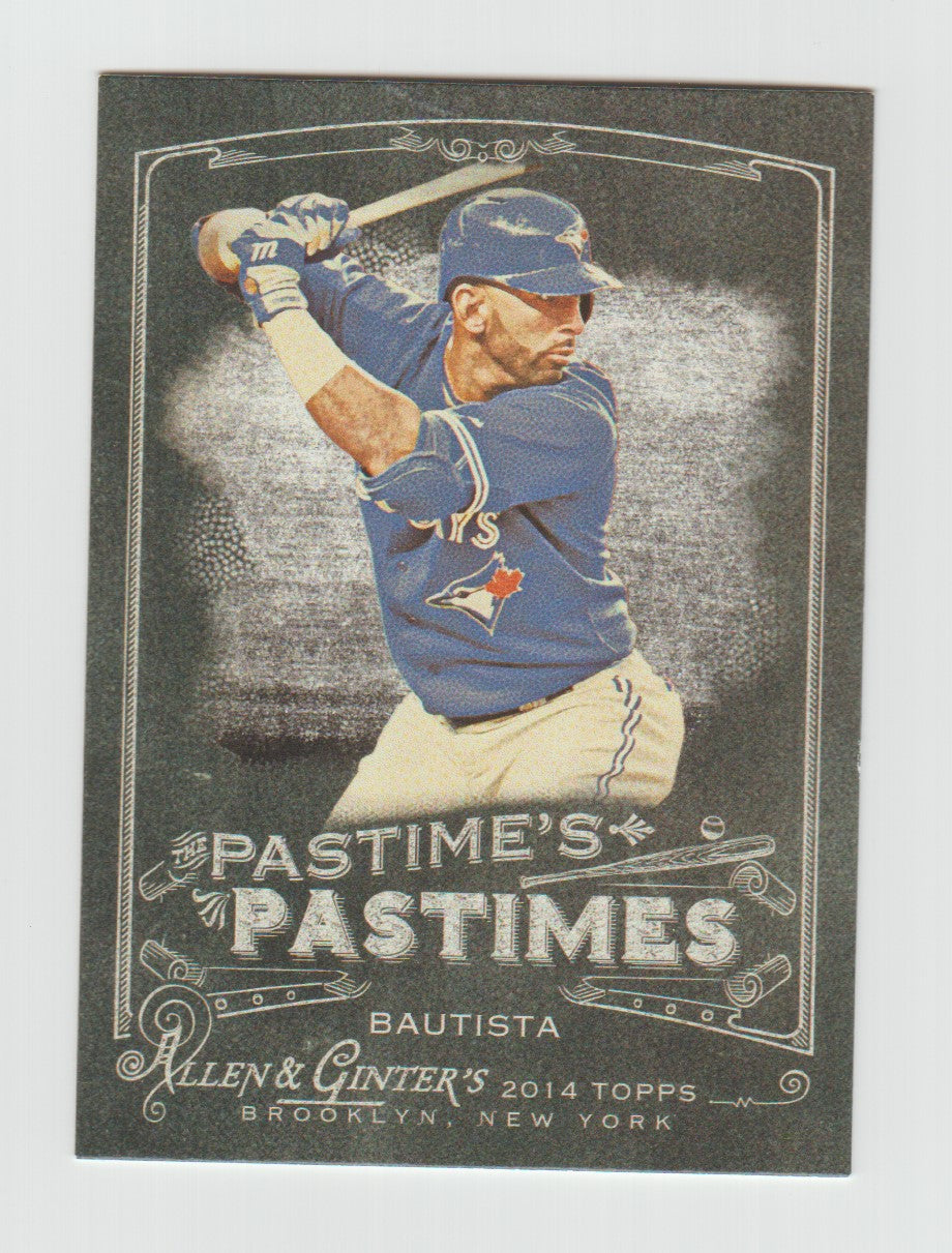 2014 Topps Allen and Ginter The Pastime's Pastimes #PP-JB Jose Bautista