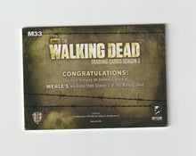 Load image into Gallery viewer, 2014 Walking Dead Season 3 P2 Wardrobes #M33 Michael Rooker as Merle

