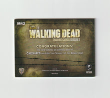 Load image into Gallery viewer, 2014 Walking Dead Season 3 P2 Wardrobes #M42 Jose Pablo Cantillo as Caesar
