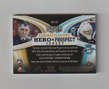 Load image into Gallery viewer, 2015-16 ITG Heroes and Prospects Jerseys #HPJ-06 Felix Potvin &amp; Xavier Potvin
