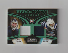 Load image into Gallery viewer, 2015-16 ITG Heroes and Prospects Jerseys #HPJ-06 Felix Potvin &amp; Xavier Potvin
