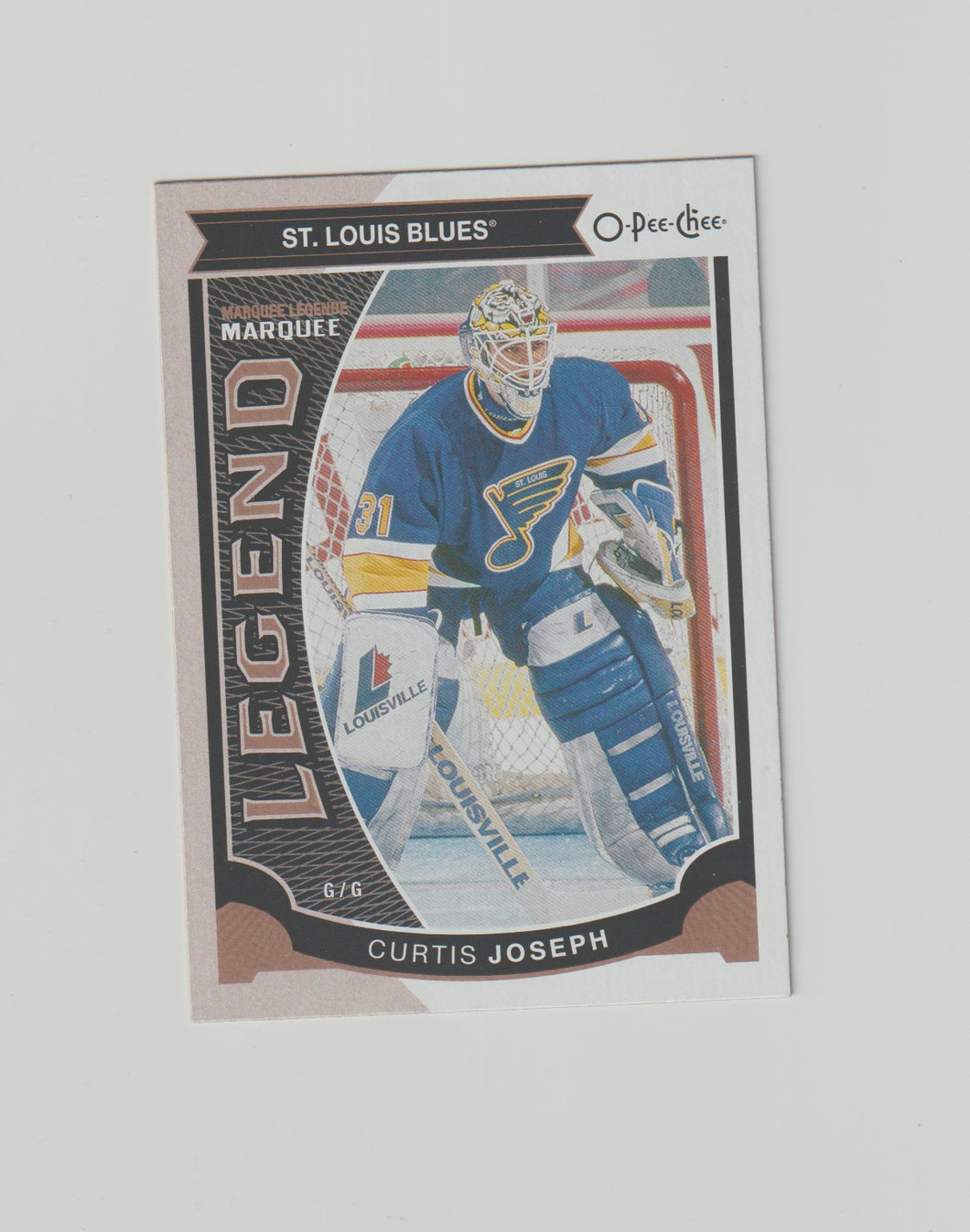 2015-16 O-Pee-Chee Marquee Legend #571 Curtis Joseph