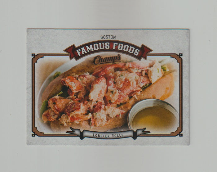 2015-16 Upper Deck Champs Famous Foods #FF-7 Lobster Rolls