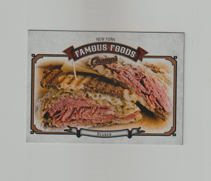 2015-16 Upper Deck Champs Famous Foods #FF-8 Reuben