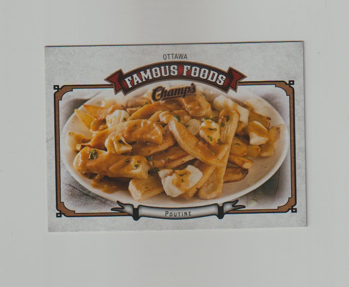 2015-16 Upper Deck Champs Famous Foods #FF-9 Poutine