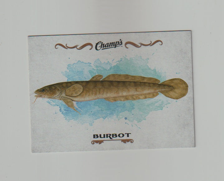 2015-16 Upper Deck Champs Fish #F-15 Burbot