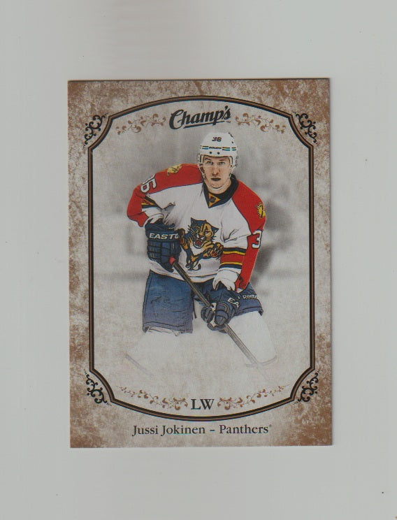 2015-16 Upper Deck Champs Gold Variant Back #102 Jussi Jokinen