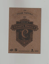 Load image into Gallery viewer, 2015-16 Upper Deck Champs Gold Variant Back #130 Tyler Toffoli
