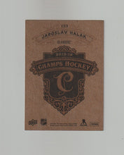Load image into Gallery viewer, 2015-16 Upper Deck Champs Gold Variant Back #133 Jaroslav Halak
