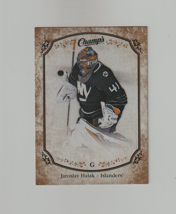 2015-16 Upper Deck Champs Gold Variant Back #133 Jaroslav Halak