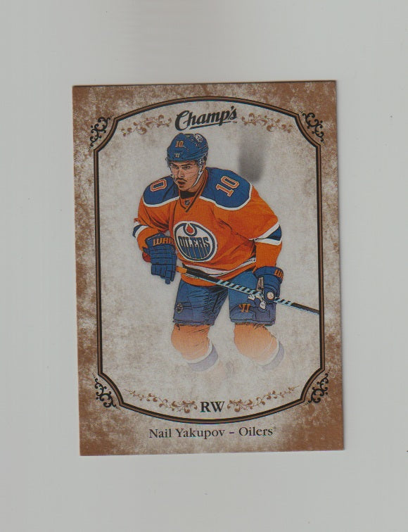 2015-16 Upper Deck Champs Gold Variant Back #144 Nail Yakupov