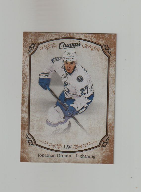 2015-16 Upper Deck Champs Gold Variant Back #155 Jonathan Drouin