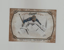 Load image into Gallery viewer, 2015-16 Upper Deck Champs Gold Variant Back #235 Sergei Bobrovsky

