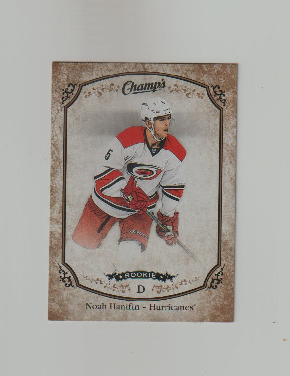 2015-16 Upper Deck Champs Gold Variant Back #262 Noah Hanifin
