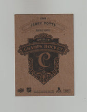 Load image into Gallery viewer, 2015-16 Upper Deck Champs Gold Variant Back #299 Jerry Potts
