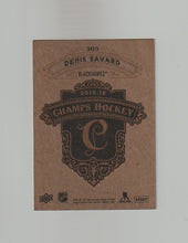 Load image into Gallery viewer, 2015-16 Upper Deck Champs Gold Variant Back #303 Denis Savard
