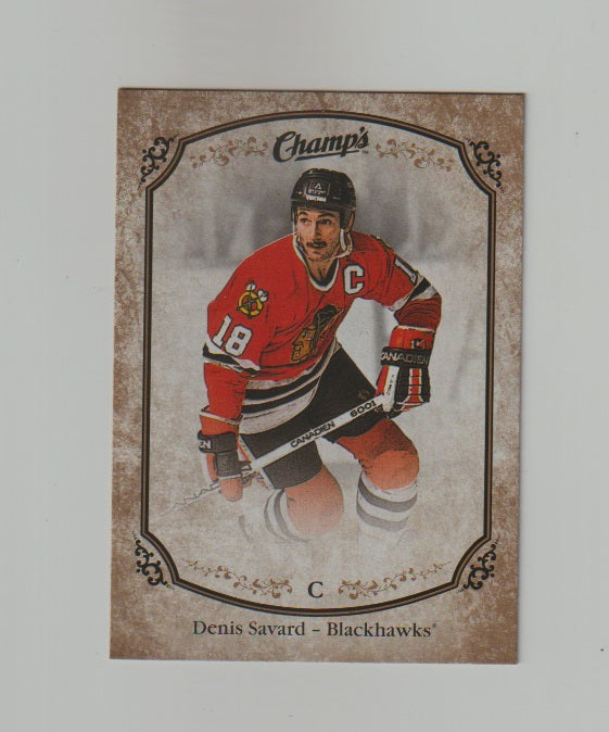 2015-16 Upper Deck Champs Gold Variant Back #303 Denis Savard