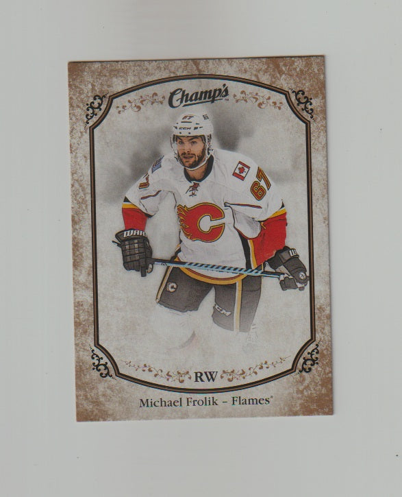 2015-16 Upper Deck Champs Gold Variant Back #31 Michael Frolik