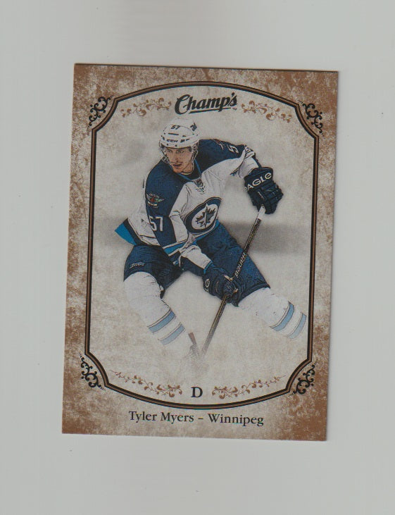 2015-16 Upper Deck Champs Gold Variant Back #46 Tyler Myers