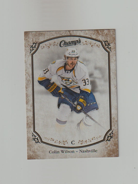 2015-16 Upper Deck Champs Gold Variant Back #96 Colin Wilson