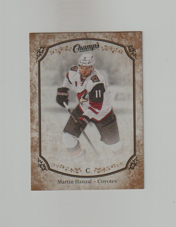 2015-16 Upper Deck Champs Gold Variant Back #98 Martin Hanzal