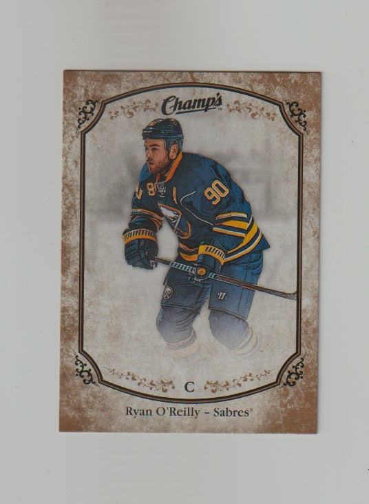 2015-16 Upper Deck Champs Gold Variant Front #100 Ryan O'Reilly