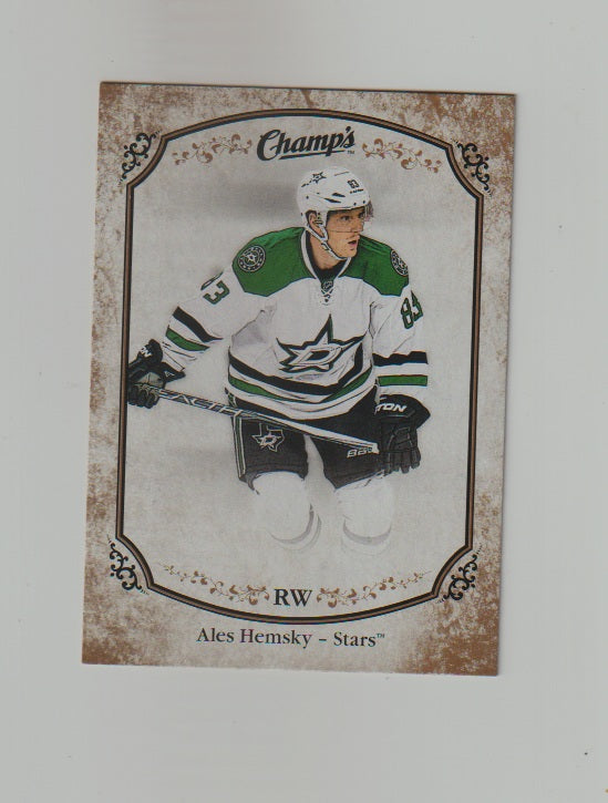 2015-16 Upper Deck Champs Gold Variant Front #111 Alex Hemsky