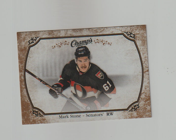 2015-16 Upper Deck Champs Gold Variant Front #132 Mark Stone
