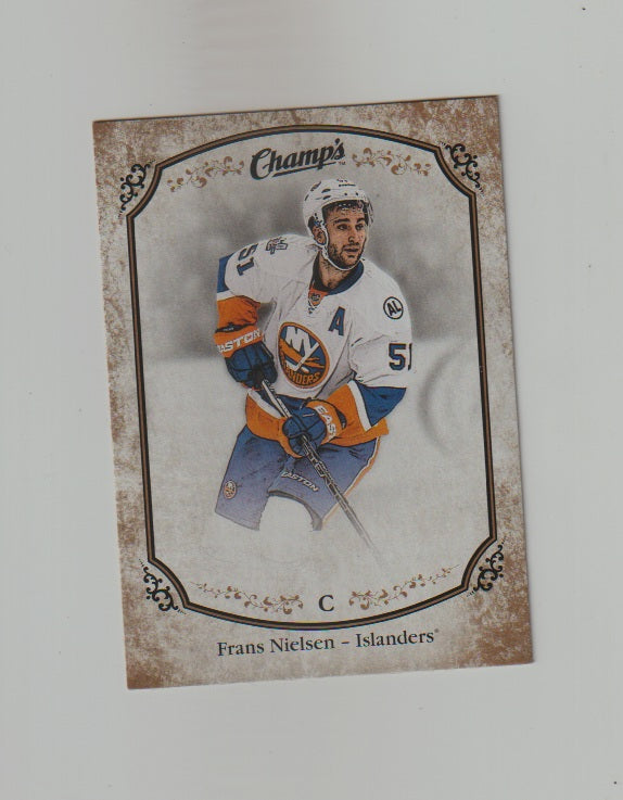 2015-16 Upper Deck Champs Gold Variant Front #138 Frans Nielson