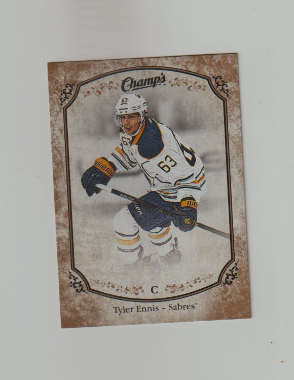 2015-16 Upper Deck Champs Gold Variant Front #142 Tyler Ennis