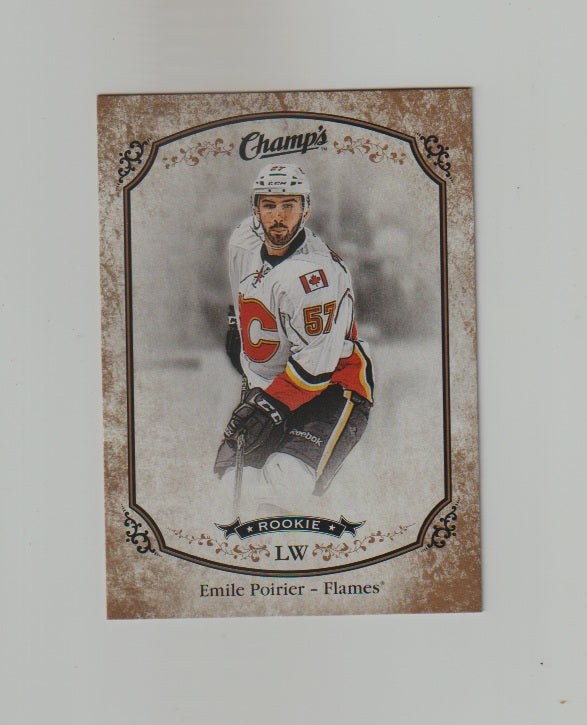 2015-16 Upper Deck Champs Gold Variant Front #157 Emile Poirier