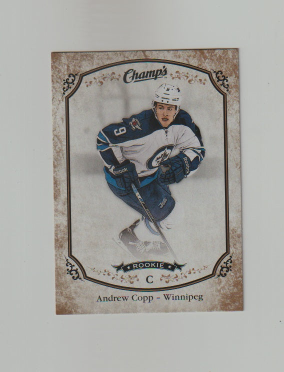 2015-16 Upper Deck Champs Gold Variant Front #160 Andrew Copp