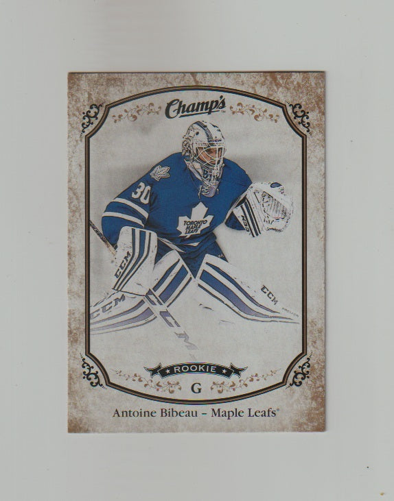 2015-16 Upper Deck Champs Gold Variant Front #170 Antoine Bibeau