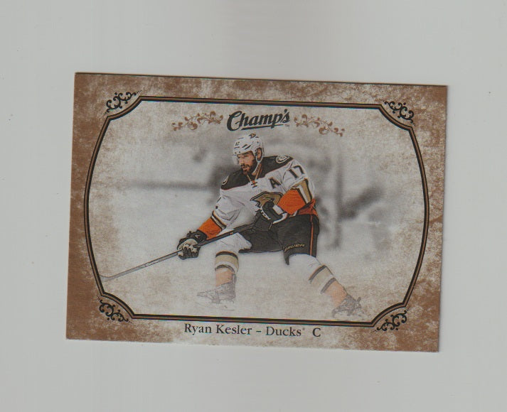 2015-16 Upper Deck Champs Gold Variant Front #22 Ryan Kesler