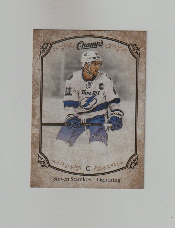 2015-16 Upper Deck Champs Gold Variant Front #285 Steven Stamkos